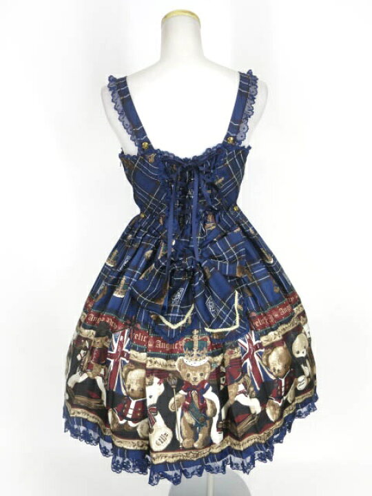 楽天市場】【中古】 Angelic Pretty / British Bearジャンパースカート 
