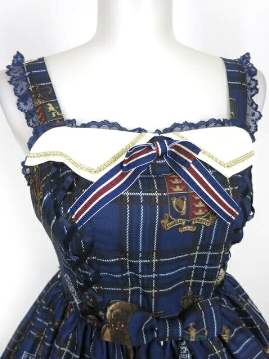 楽天市場】【中古】 Angelic Pretty / British Bearジャンパースカート  