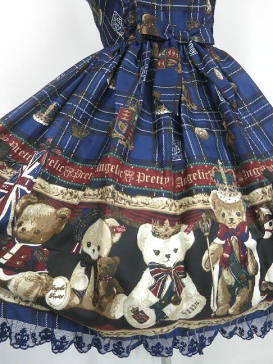 楽天市場】【中古】 Angelic Pretty / British Bearジャンパースカート  