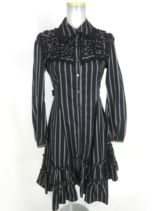 楽天市場】【中古】 Victorian maiden / レジメンタルフリルブラウス 