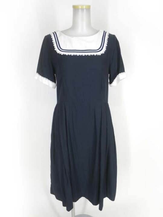 楽天市場】【中古】 Jane Marple / マリンカラー半袖ワンピース 