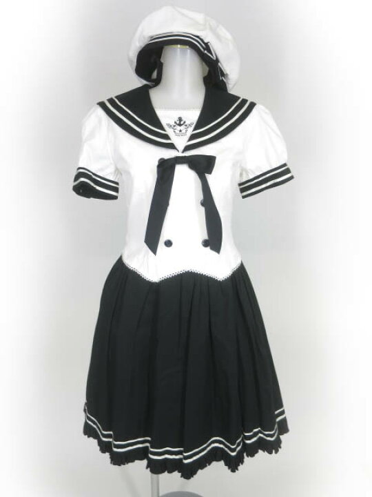 楽天市場】【中古】 Metamorphose / セーラーワンピース & ベレー帽 