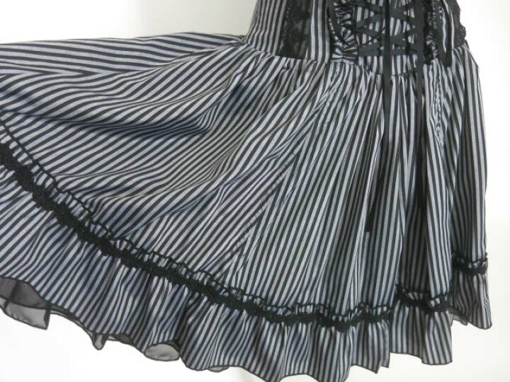 楽天市場】【中古】 ATELIER PIERROT / ストライプコルセットスカート 