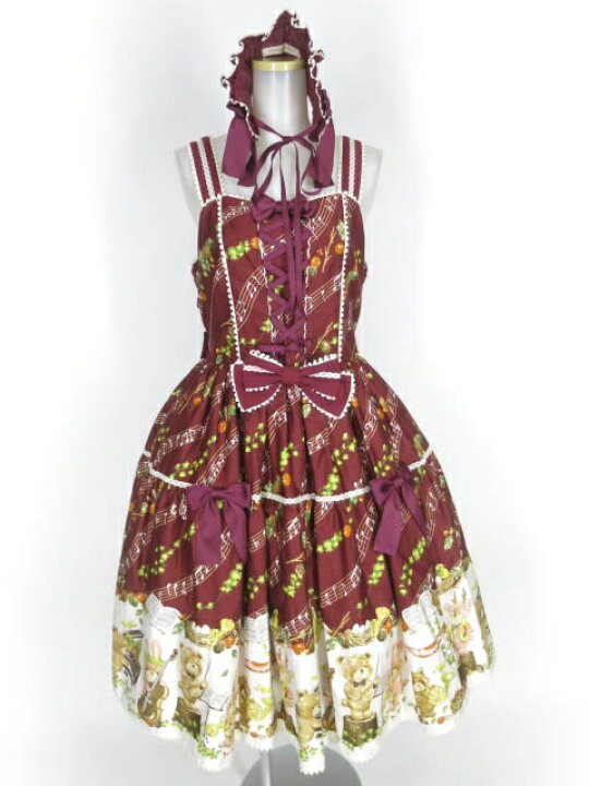 楽天市場】Metamorphose / 森の音楽隊 フリルリボンジャンパースカート  