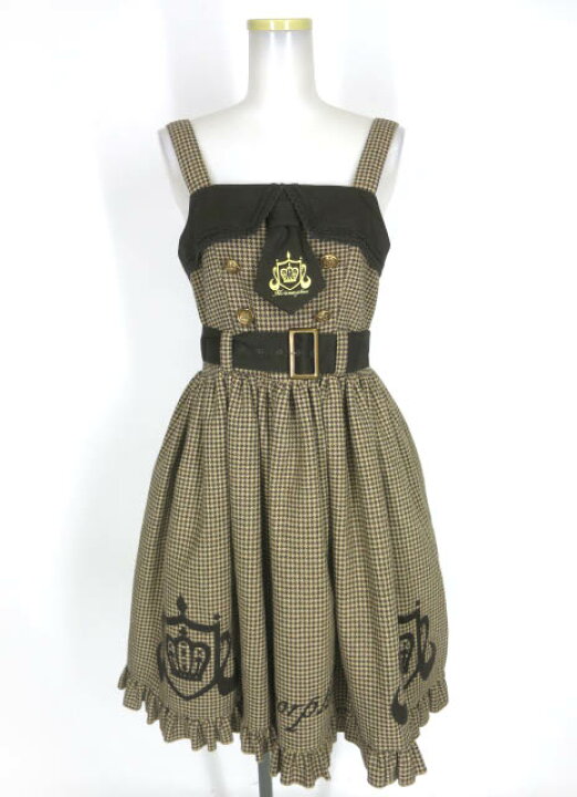 楽天市場】【中古】 Metamorphose / みならいジャンパースカート (千鳥  