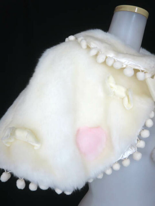 楽天市場】【中古】 Angelic Pretty / ラブリィポンポンファーケープ  