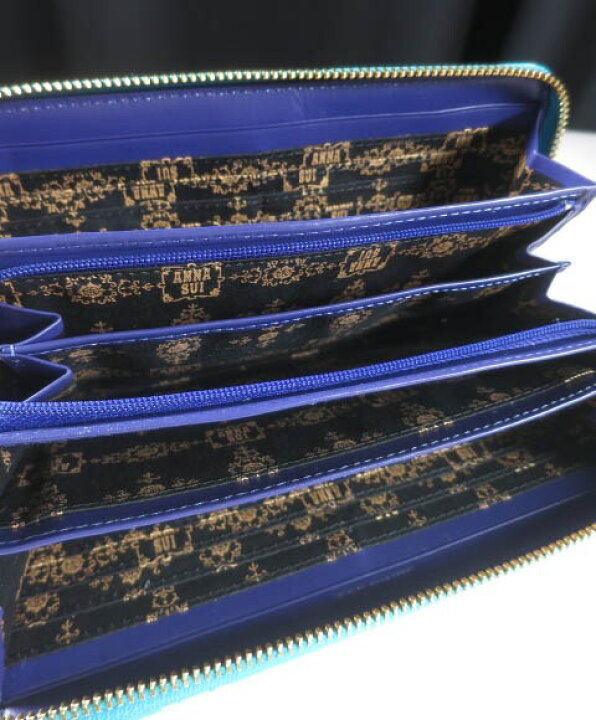 楽天市場】【中古】 ANNA SUI / ピーコック ラウンド長財布 アナスイ  
