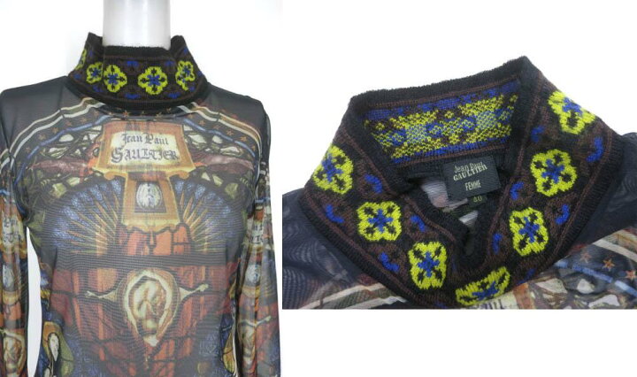 楽天市場】【中古】 Jean Paul GAULTIER FEMME / ステンドグラス柄  