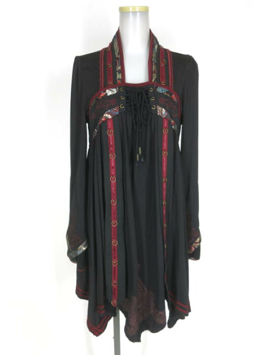 Ozz onest チャイナ風ワンピ Ozzon - ノースリーブ 