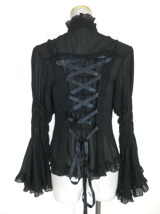 楽天市場】【中古】 Metamorphose / シフォンラッパ袖ブラウス 