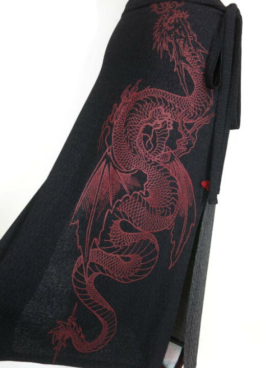 楽天市場】【中古】 Qutie Frash / 龍プリント ラップスカート 