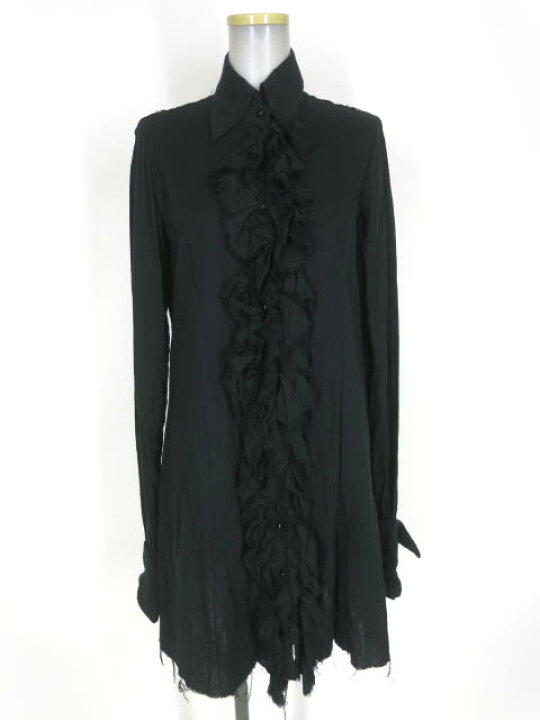 楽天市場】【中古】 alice auaa / ロング丈ガーゼフリルシャツ アリス  