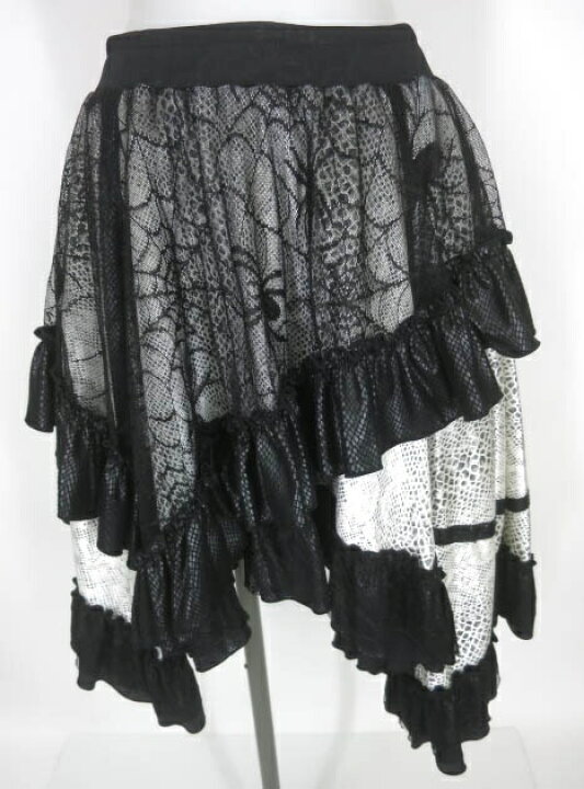 楽天市場】【中古】 Qutie Frash / パイソン×クモメッシュ アシメ  
