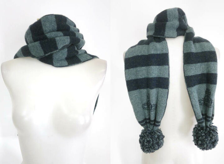楽天市場】【中古】 Vivienne Westwood / ボンボン付きボーダー  