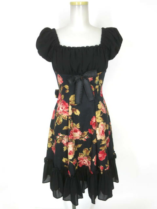楽天市場】【中古】 Mille fleurs / 薔薇ジャガードとジョーゼットの 