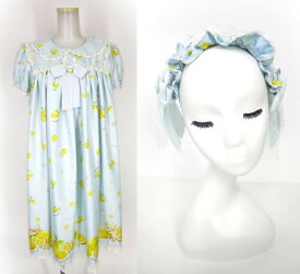 【中古】 Metamorphose / Dreaming heart♡Lemon Aラインワンピース & ヘッドドレス風カチューシャ メタモルフォーゼタンドゥフィーユ B58495_2312