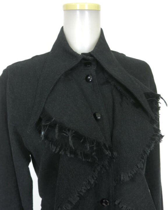 楽天市場】【中古】 Sheglit / 裁ち切りラッフルフリルロングブラウス 