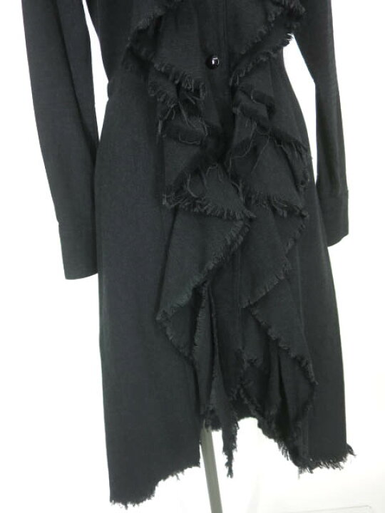 楽天市場】【中古】 Sheglit / 裁ち切りラッフルフリルロングブラウス