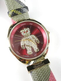 【中古】 Vivienne Westwood / クレージーベア ウォッチ VV103RDBR ヴィヴィアンウエストウッド 腕時計 レディース B58821_2401