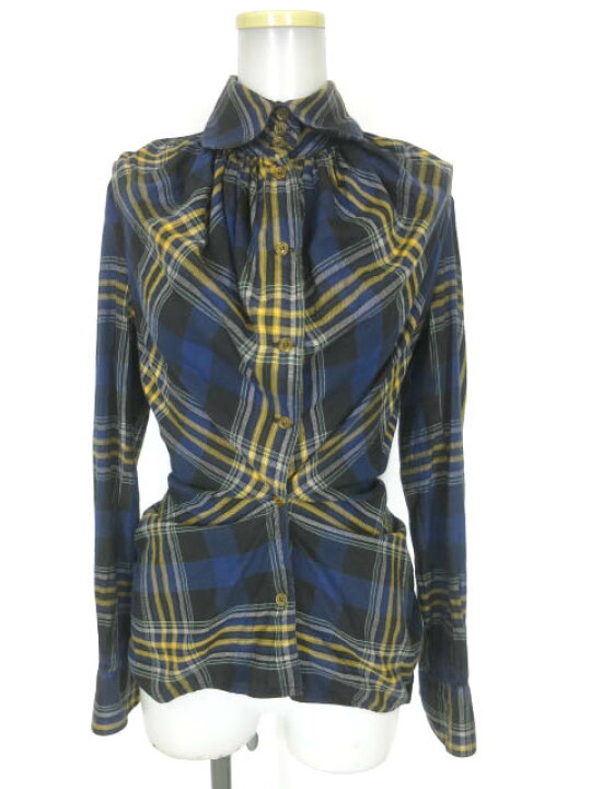 楽天市場】【中古】 Vivienne Westwood / チェック柄変形ブラウス 