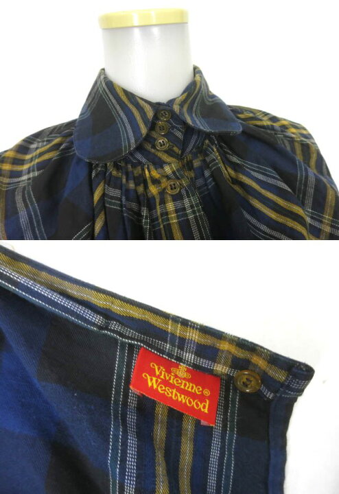 楽天市場】【中古】 Vivienne Westwood / チェック柄変形ブラウス 