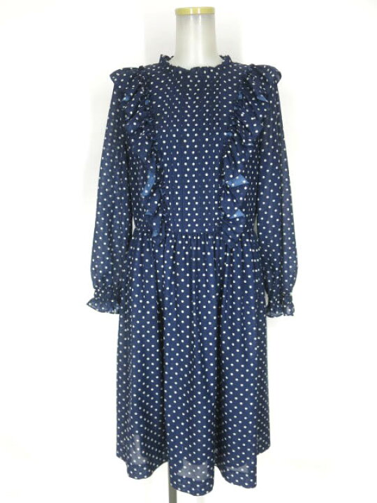 楽天市場】【中古】 Jane Marple / ドットプリントエアリードレス 