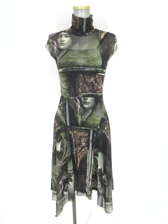 楽天市場】【中古】 Jean Paul GAULTIER FEMME / 絵画柄パワーネット 