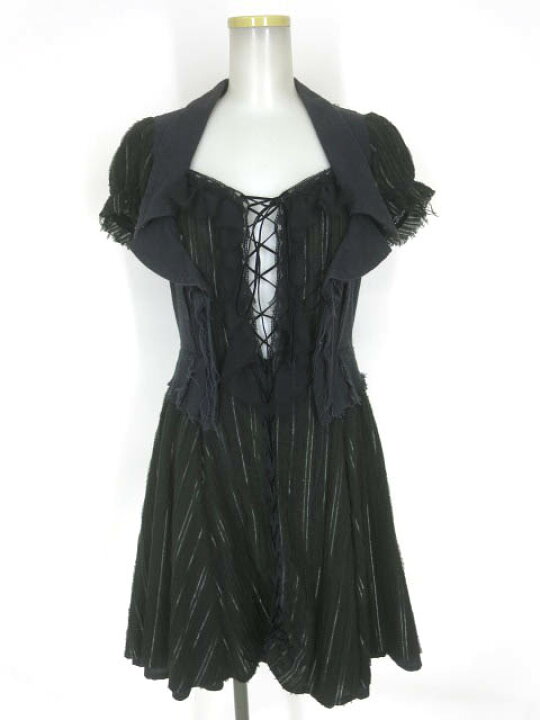楽天市場】【中古】 alice auaa / ストライプ半袖ワンピース アリス 