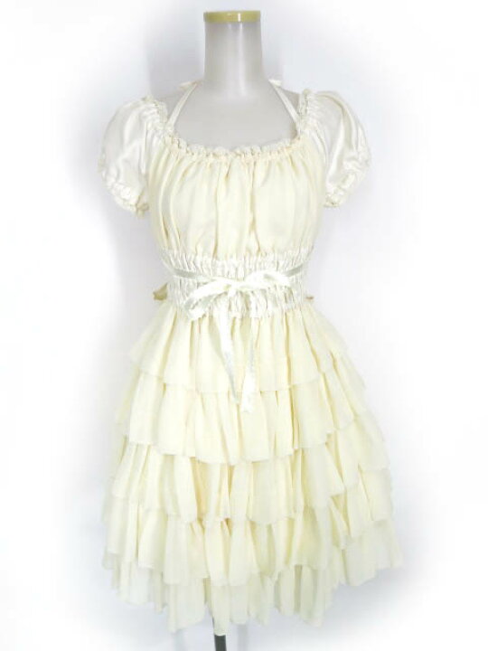 楽天市場】【中古】 Pina sweetcollection / シフォンフリルワンピース 