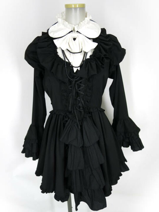 楽天市場】【中古】 MARBLE / アリス風編み上げドレスワンピース  