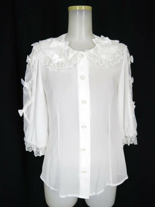 楽天市場】【中古】 Angelic Pretty / ふわふわリボンブラウス  