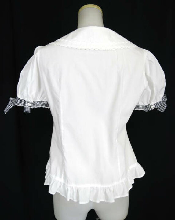 楽天市場】【中古】 Angelic Pretty / Lovelyギンガムリボンブラウス 