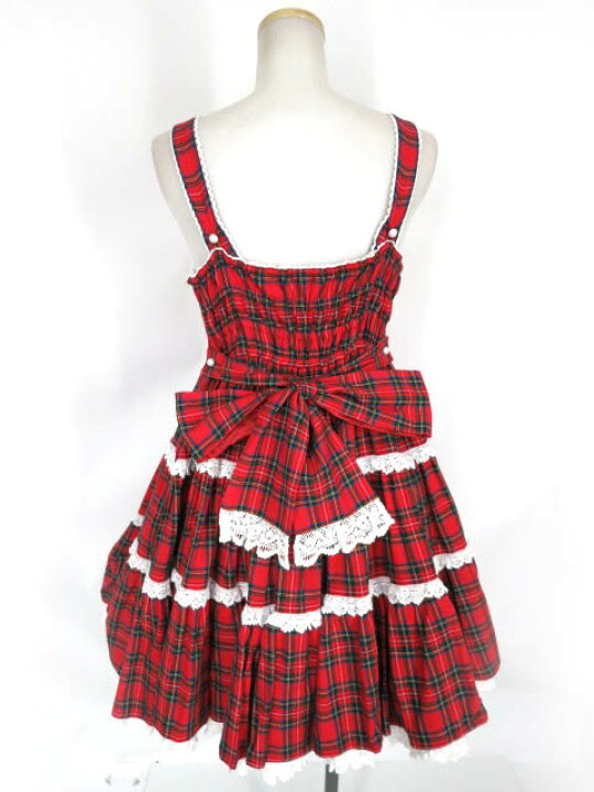 楽天市場】【中古】 Angelic Pretty / タータンチェック肩リボン 