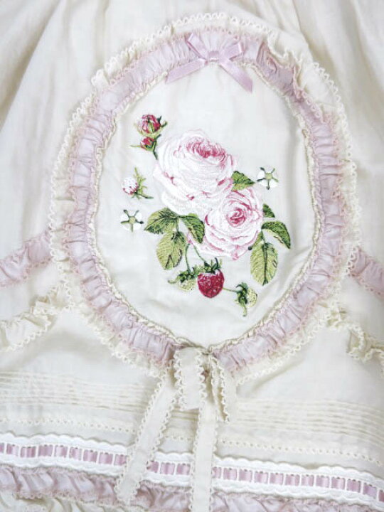 楽天市場】PINK HOUSE / Berry Rose刺繍入りパッチワークスカート 