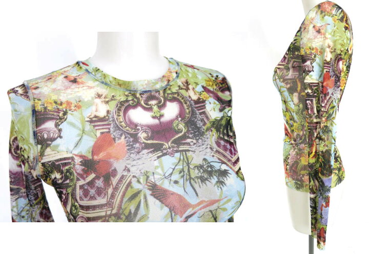 楽天市場】【中古】 Jean Paul GAULTIER FEMME / 楽園柄パワーネット 