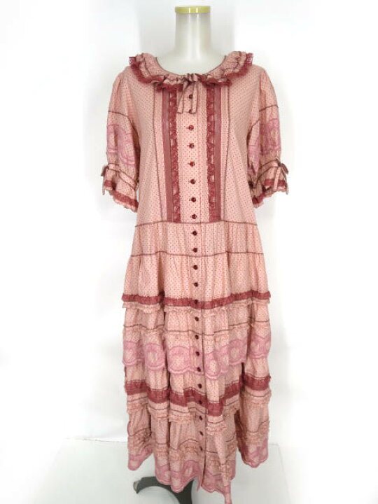 楽天市場】【中古】 PINK HOUSE / いちごステッチレース使い水玉 