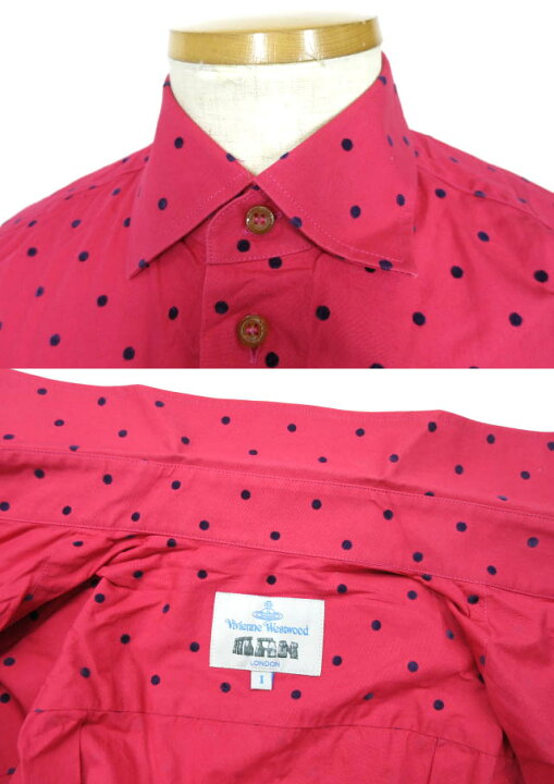 楽天市場】【中古】 Vivienne Westwood MAN / ドット柄シャツ 