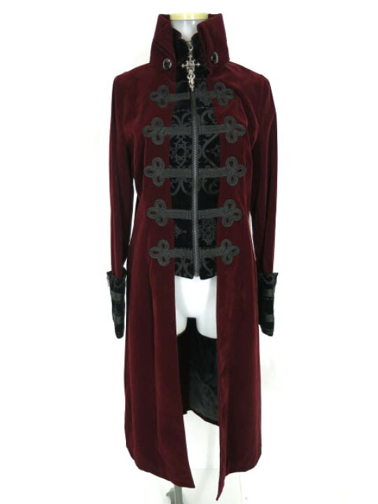 楽天市場】【中古】 PUNK RAVE / ゴシックベルベットロングコート パン 