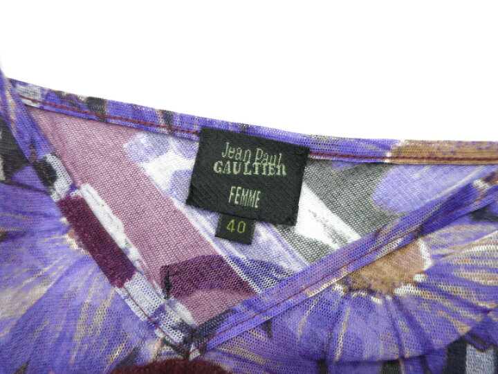 楽天市場】【中古】 Jean Paul GAULTIER FEMME / フラワー柄パワー 