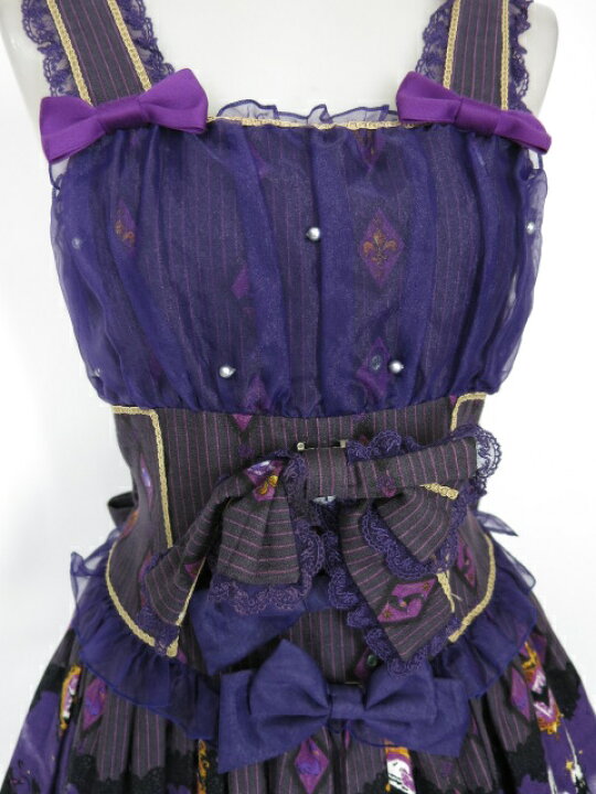 楽天市場】【中古】 Metamorphose / 魔女の森フリルジャンパースカート 