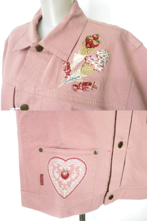 楽天市場】PINK HOUSE & Karl Helmut / ストロベリー刺繍デニム 