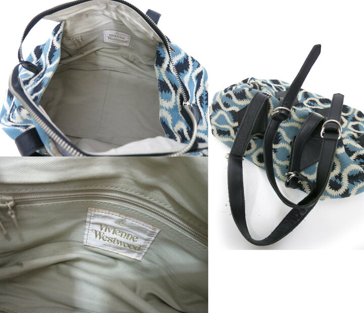 楽天市場】【中古】 Vivienne Westwood / スクイグル柄ミニボストン 
