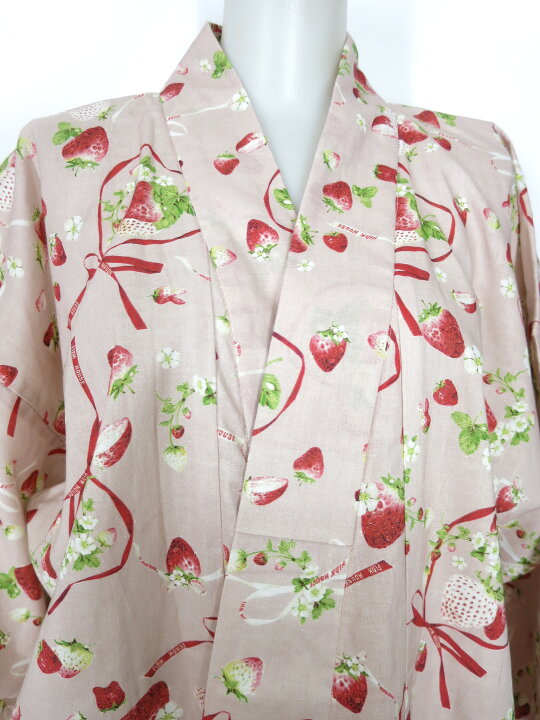 楽天市場】【中古】 PINK HOUSE / いちごプリント 浴衣（半幅帯付き 