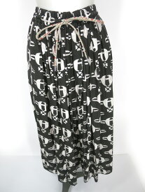 【中古】 Vivienne Westwood RED LABEL / オーブ柄ギャザースカート ヴィヴィアンウエストウッド レッドレーベル B72450_2601