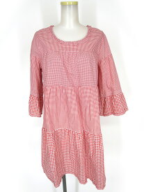 【中古】 PINK HOUSE / ギンガムチェック柄チュニック ピンクハウス B72562_2601