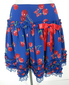 【中古】 Angelic Pretty / ドレンチェリーフリルスカート アンジェリックプリティ B72566_2601