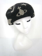 【中古】 Vivienne Westwood / ORBS AND STARS バスクベレー ヴィヴィアンウエストウッド 帽子 ベレー帽 …