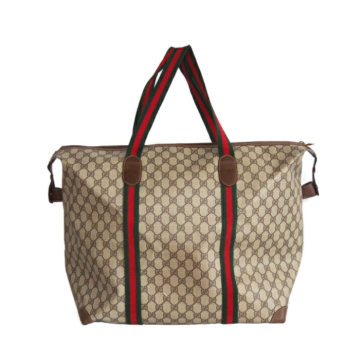 楽天市場】【中古】GUCCI グッチ GGシェリー 大型トートバッグ【B03674 
