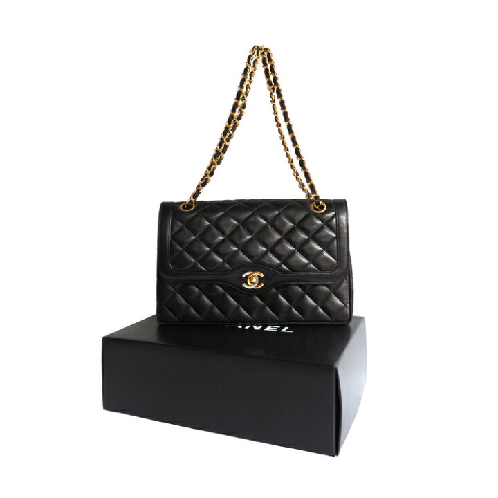 楽天市場】【中古】CHANEL シャネル ココマーク ラムスキン チェーン  