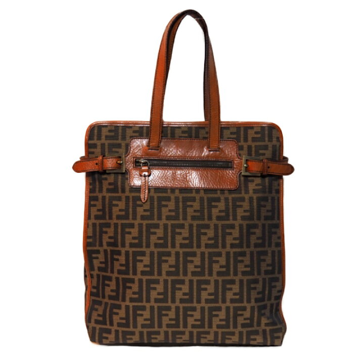 楽天市場】【中古】FENDI フェンディ ズッカ トートバッグ【B06051 